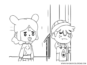 Toca Boca coloring page for kids