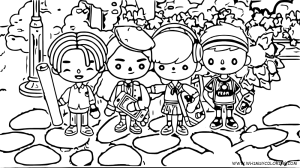 Toca Boca coloring pictures