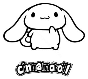 Cinnamoroll Coloring Page To Print