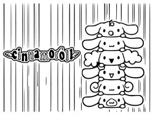 Cinnamoroll Coloring Pages Printable