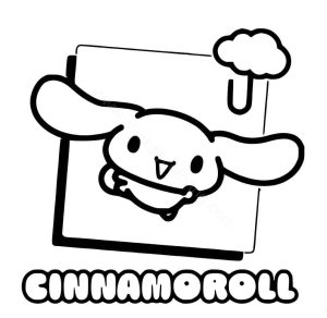 Cinnamoroll Colouring Pages