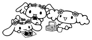 Cinnamoroll Enjoying With Friends