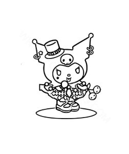 Kuromi Dressed Up For Halloween