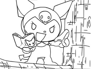 Kuromi giving sermons