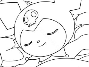 Kuromi sleeping