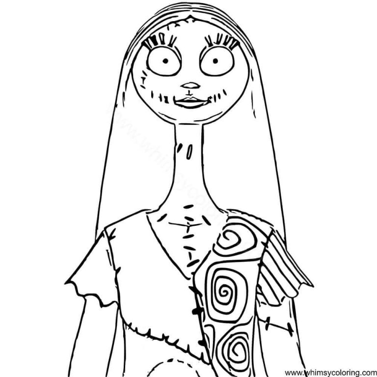 20 Free Nightmare Before Christmas Coloring Pages - Whimsy Coloring