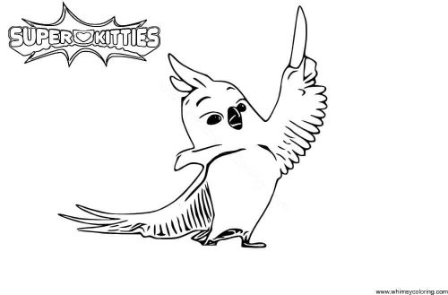 10 Free Printable SuperKitties Coloring Pages - Whimsy Coloring
