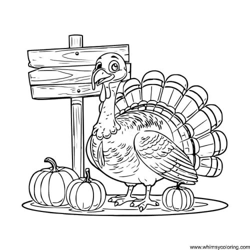 Thanksgiving Turkey coloring page Thanksgiving Turkey coloring page