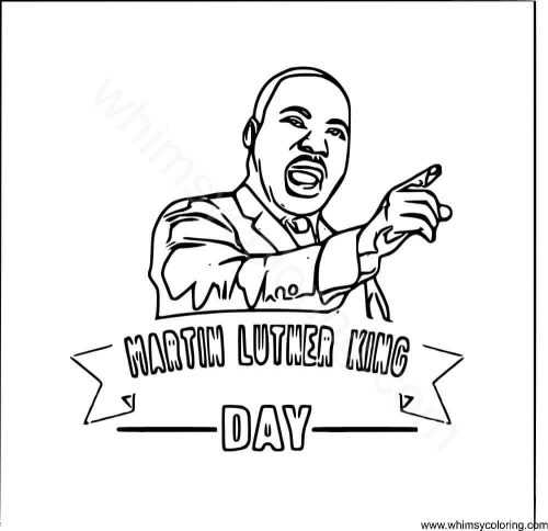 Martin Luther Jr King Day coloring page Martin Luther Jr King Day coloring page
