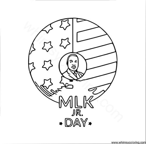 MLK Jr Day 2025 coloring page MLK Jr Day 2025 coloring page