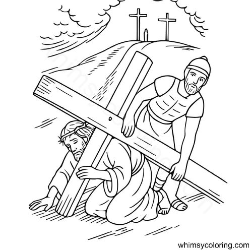 5th Station of Cross 5th Station of Cross