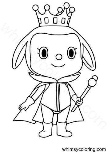 Pato the Princess coloring page Pato the Princess coloring page