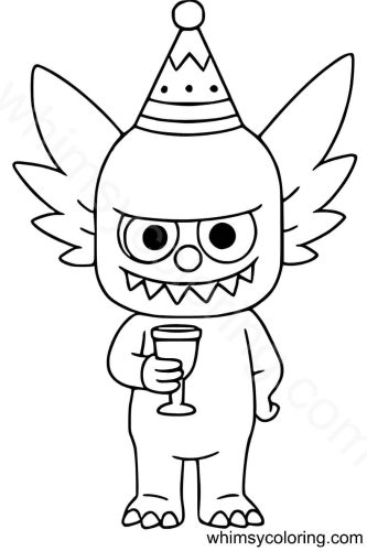 Pippo from Labubu coloring page from Pippo from Labubu coloring page from