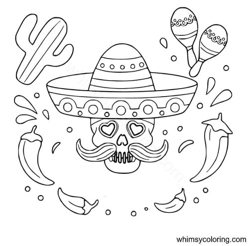 Happy Cinco De Mayo coloring pages