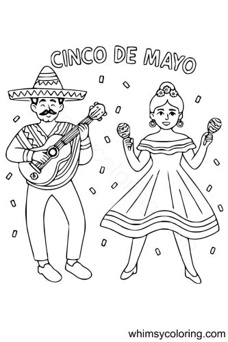 Man and woman dancing on Cinco de Mayo