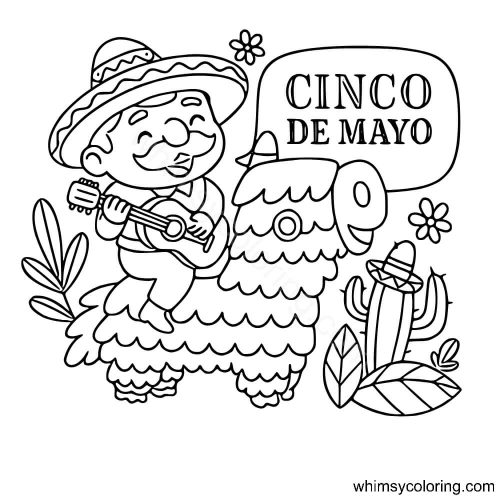 Man singing Cinco de Mayo song