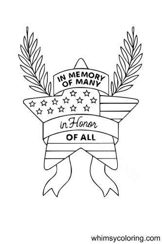 Memorial Day coloring picture Memorial Day coloring picture