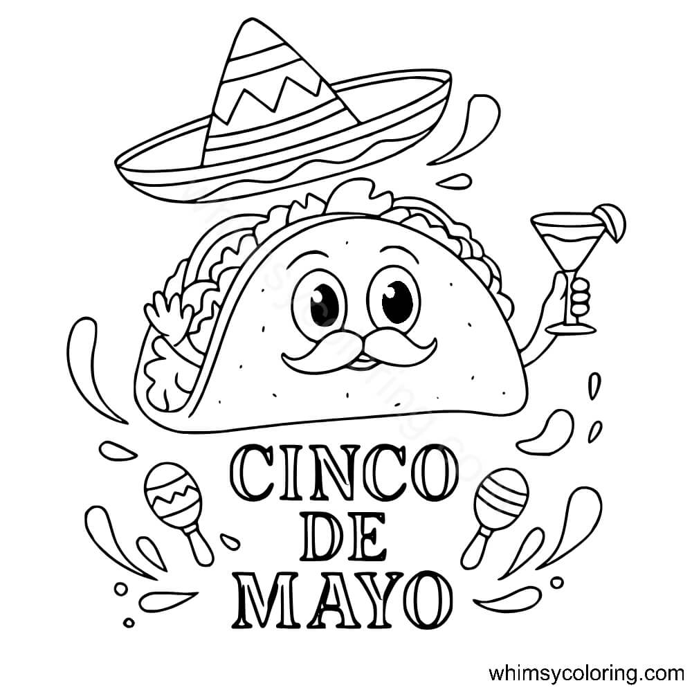 Taco enjoying his drink on Cinco de Mayo