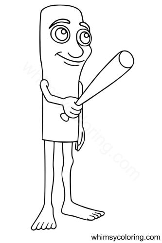Tung Tung Tung Sahur coloring page Tung Tung Tung Sahur coloring page