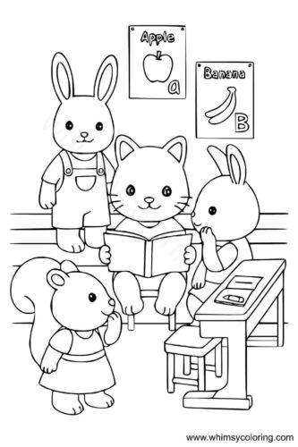 First day of school colouring pages printable First day of school colouring pages printable