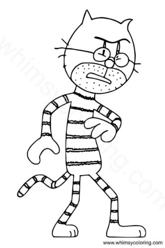 Grampa from Dog Man coloring page Grampa from Dog Man coloring page