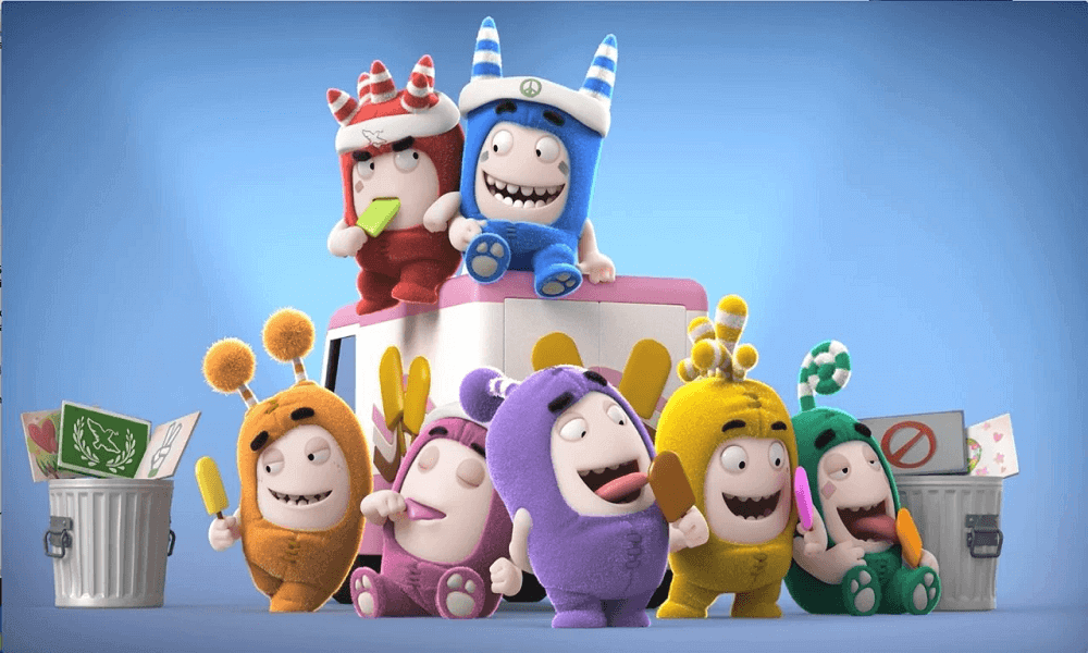 Oddbods coloring pages for kids