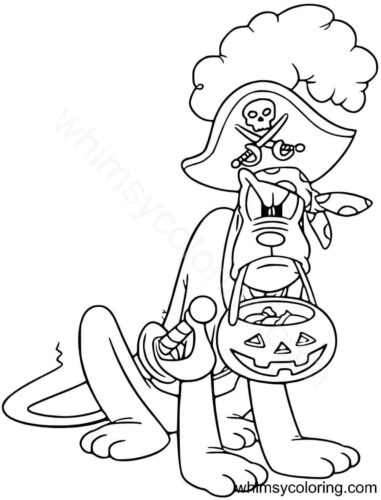 Disney Halloween coloring sheets
