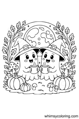 Ghosts drinking hot chocolate Ghosts drinking hot chocolate