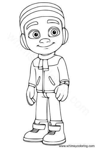 Miles Morales coloring page Miles Morales coloring page