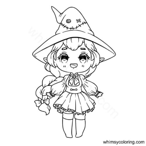 Witch coloring pages for adults Witch coloring pages for adults