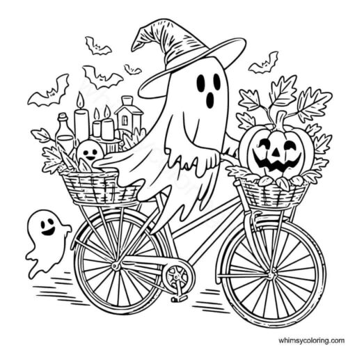 Ghost riding its cycle Ghost riding its cycle
