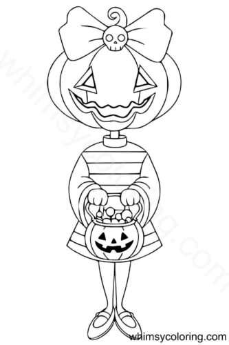 Jack or Lantern goes for Trick or Treat Jack or Lantern goes for Trick or Treat