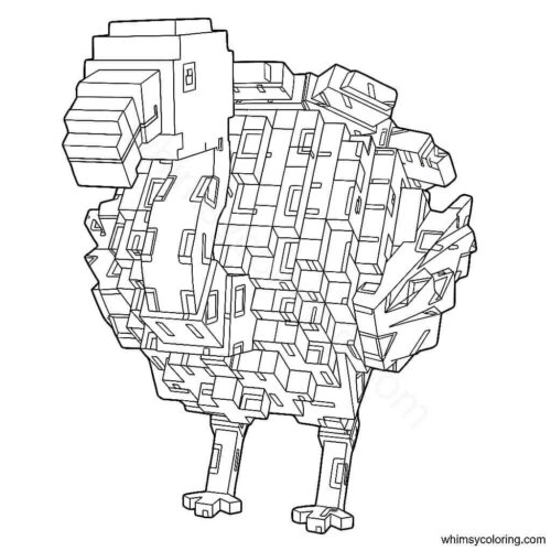 Strawberrelli Flamingelli Strawberrelli Flamingelli from Steal a Brainrot coloring pages