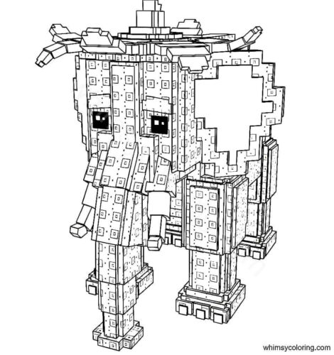Strawberry Elephant Strawberry Elephant from Steal a Brainrot coloring page