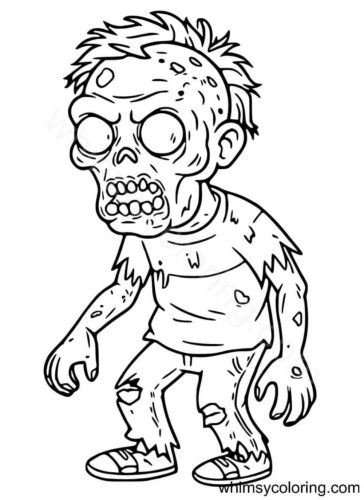 Terrifying zombie Terrifying zombie