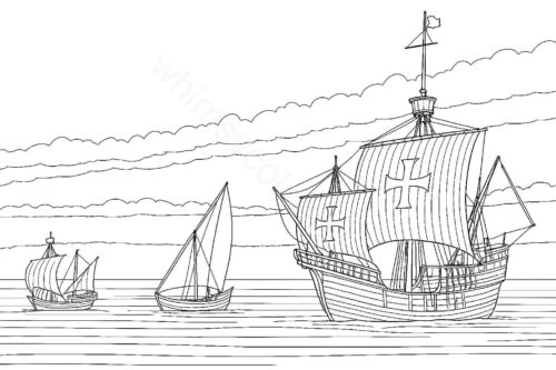 The three ships of Christopher Columbus The three ships of Christopher Columbus