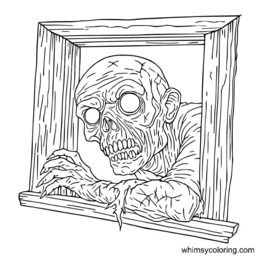 Zombie coloring pages Zombie coloring pages
