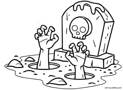 Zombie coloring pages to print