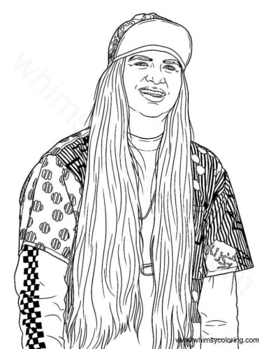 Argyle from Stranger Things coloring page