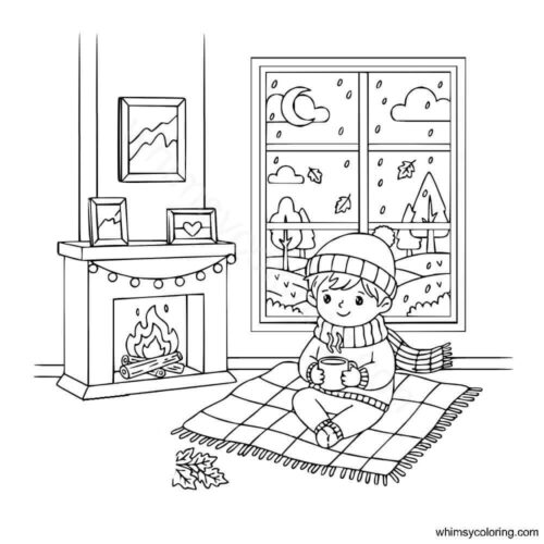November month coloring pages