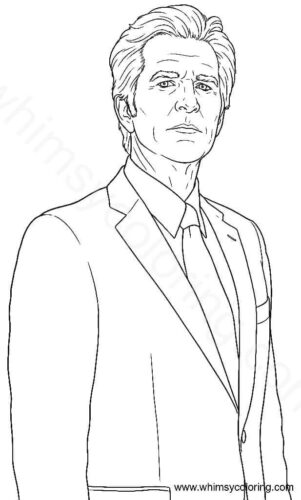 Stranger Things coloring page Papa