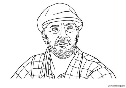 The Polar Express coloring sheet Hobo The Polar Express coloring sheet Hobo