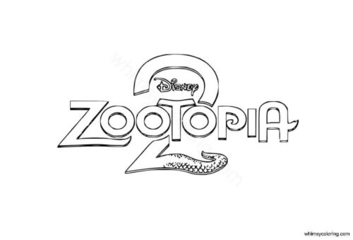 Zootopia 2 coloring pages
