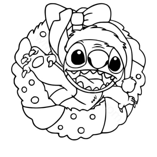 Easy Stitch Christmas coloring pages