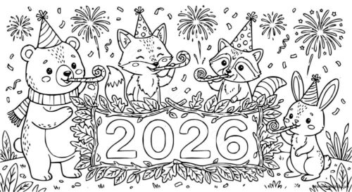New Year 2026 celebrations in the wild