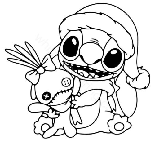 Stitch with his doll Scrump