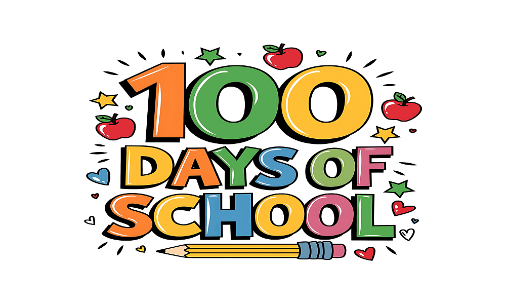 100 days of school coloring pages
