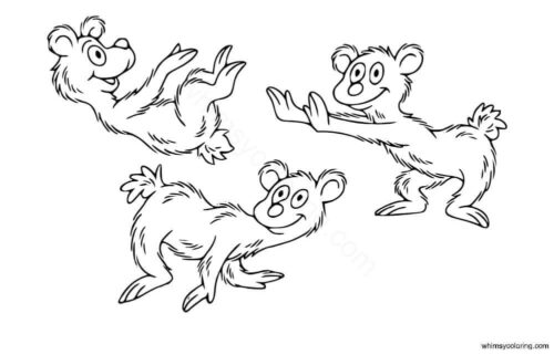 Bar ba loot from the Lorax coloring picture