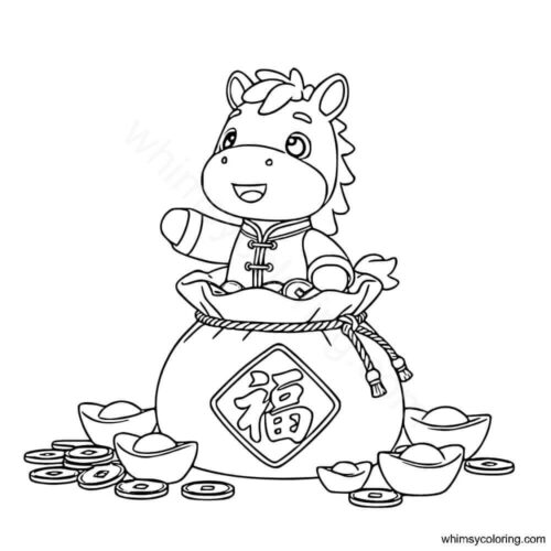 Chinese New Year 2026 coloring page Chinese New Year 2026 coloring page