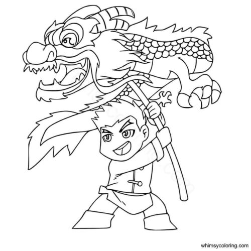 Chinese New Year coloring page Chinese New Year coloring page